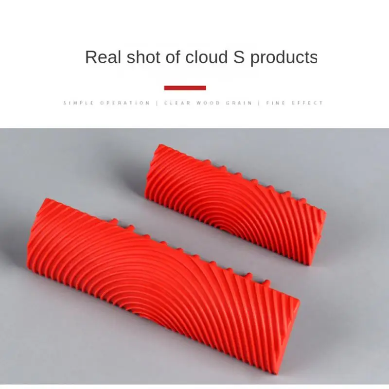 Rubber Roller Brush Imitation Wood Graining Wall Painting Tool For Art Embossing DIY Wall Painting Home Decoration Brushing