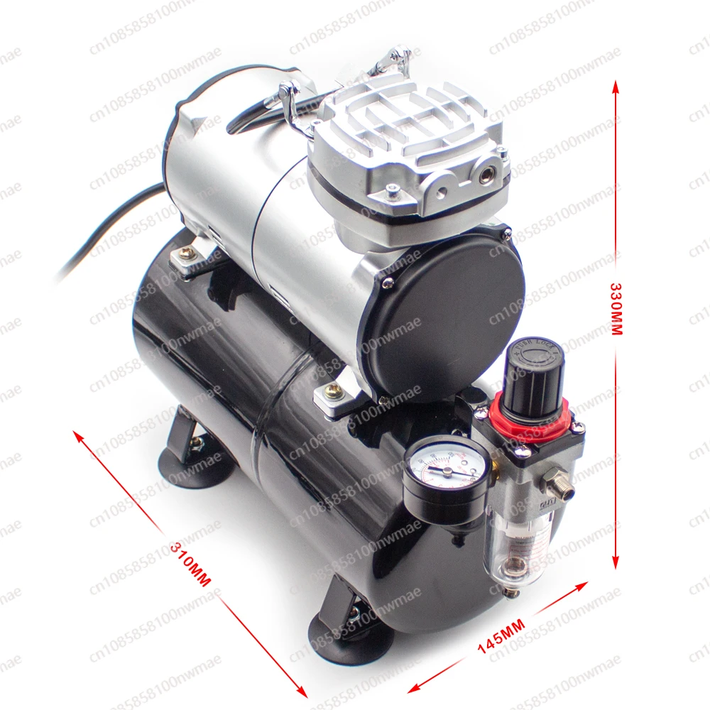 AS-186 Air Compressor Adjustable Household Mini Small Oil Free Air Compression Pump With Pressure Switch Safety Valve