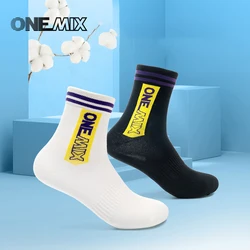 ONEMIX Men Sports Socks Comfortable Soft Indoor Casual Training Cotton Socks For Running Socks