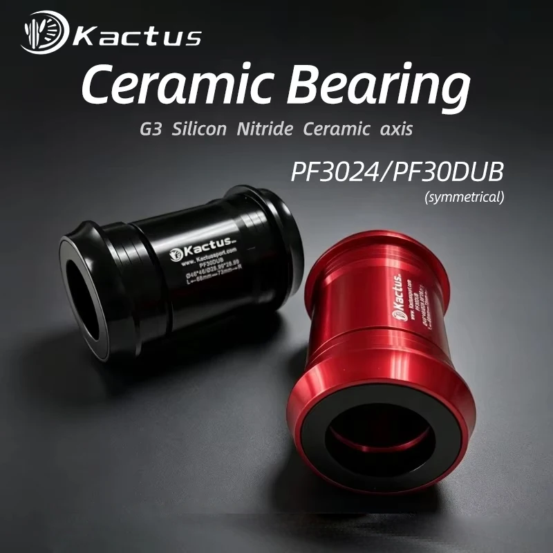 Symmetrical Mtb/Road Bicycle Bottom Bracket PF30 for Five-way Width 68/73mm Press-fit 46 Fit for SRAM GXP/24/DUB Axis Bike Crank