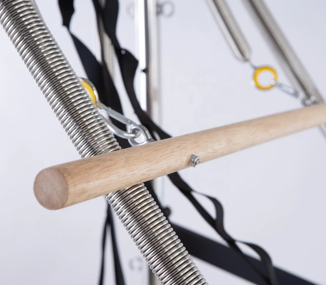 

Premium Custom Oak Wood Pilates Reformer Tower Adjustable Features for Pilates Studio Gym Application Healthy Equipment