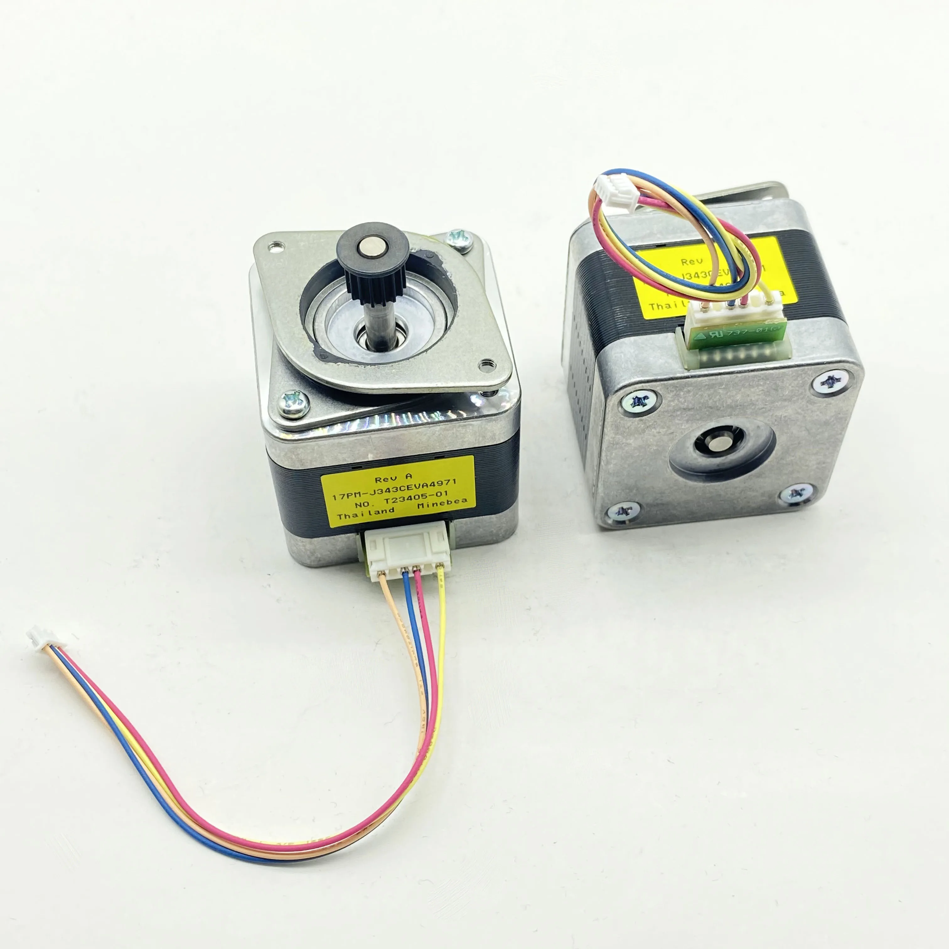 2pcs/17PM Stepper Motor Motor Printer 2 Phase 6 Terminal Pin 4 Wire Input 17PM-J343CEVA