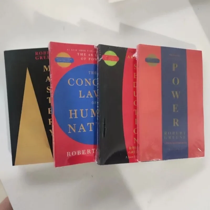 Books Set By Robert Greene The Concise 48 Laws Of Power; The Concise Laws of Human Nature; The Art of Seduction & Mastery: War