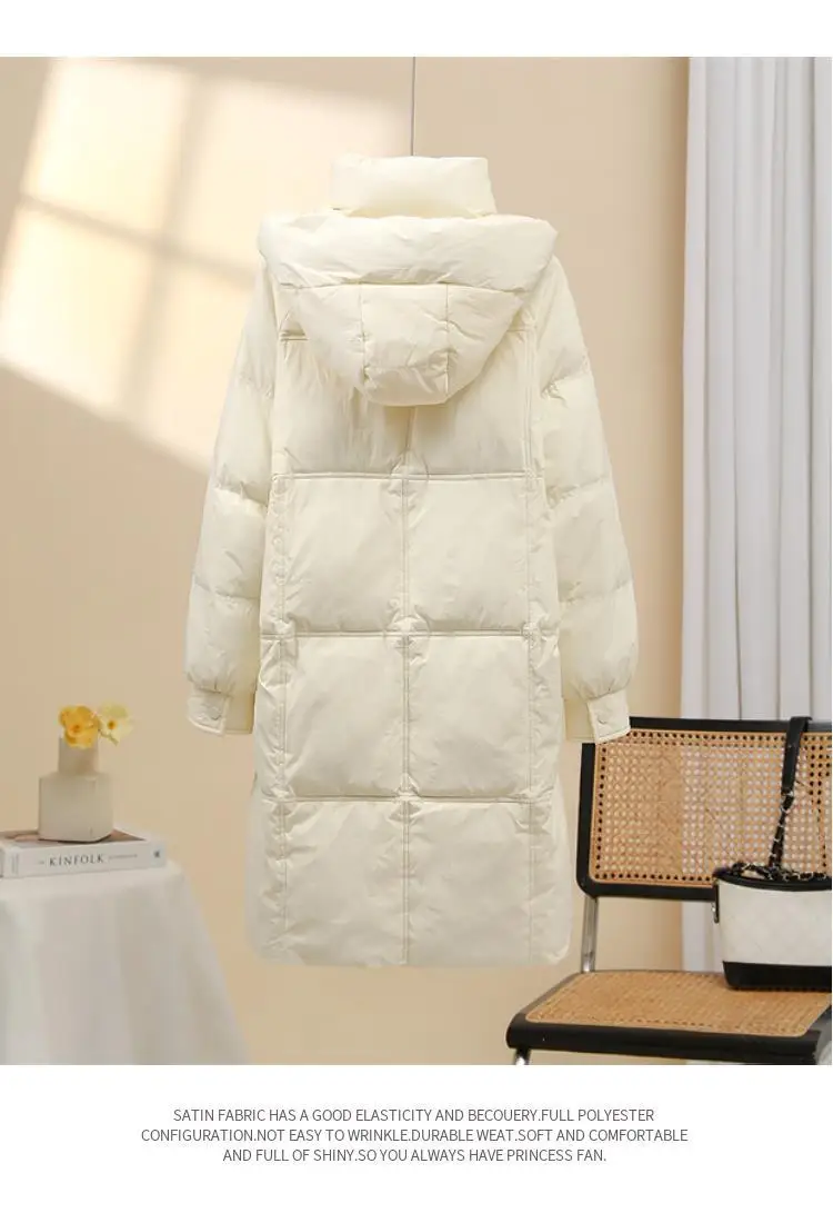 Outono e inverno nova jaqueta feminina solta casaco com capuz