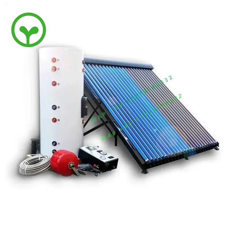 【2026】 Sizes & Materials Newest Spilt Solar Water Heater System Double Copper Coil Solar Heater Solar Collecto