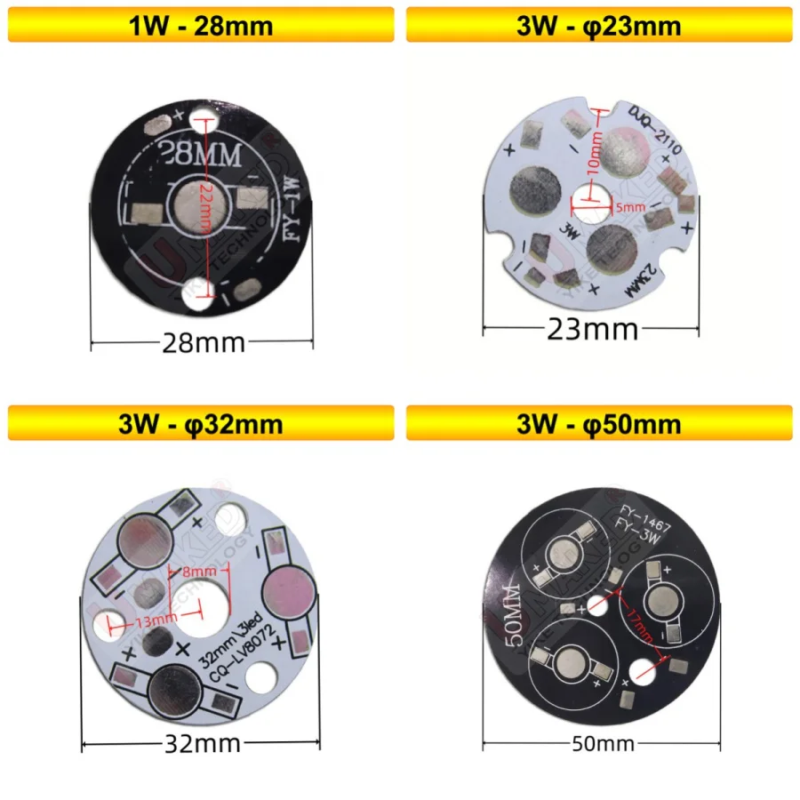 20pcs  5W 28mm DIY aluminum plate base for 5W bulb light, spotlight, LED PCB for high power bead, heat sink board