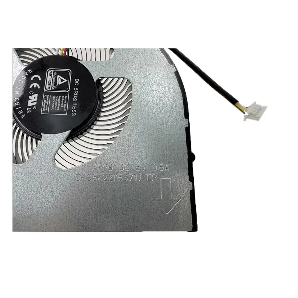 

Вентилятор для DFS5K22115371U EP FPP9 DFS5L32G16486P EP FPP8 DFS5K22115371U-FPP9 DFS5L32G16486P-FPP8 DC5V 0,5A 4PIN RTX3060 Вентилятор для процессора и графического процессора