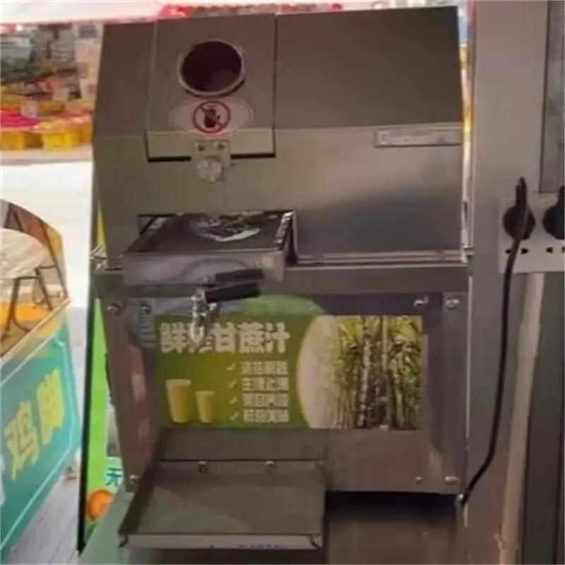 

Commercial Sugar Cane Juicer Desktop Electric Stainless Steel Sugarcane Juicer Press Machine Juicer Extractor