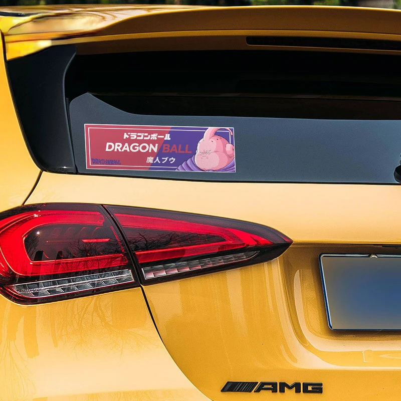 Dragon Ball Anime Sticker Goku Piccolo Car Stickers Shield Scratches Waterproof Laptop Window PVC Anime Sticker