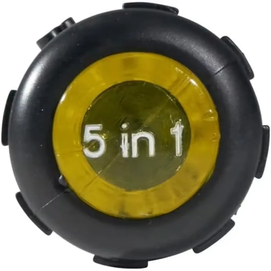 Juego de destornilladores profesionales 5 en 1: 2 destornilladores de tuercas planos/2 Phillips/1, ideales para ingenieros, entusiastas del bricolaje, mantenimiento del hogar