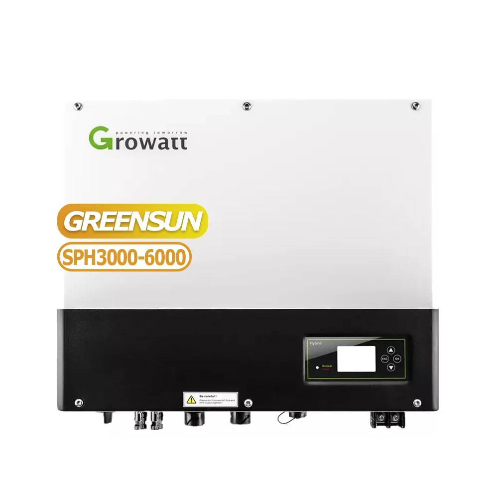 Greensun In Stock Growatt SPH 5000 Sofar Hybrid Inverter Pure Sine Wave 3kw 5kw 6kw Off-grid Hybrid Solar Inverter