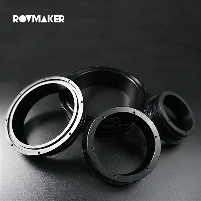 ROVMAKER Watertight O-Ring Flange For ROV Underwater Robot Aluminum Alloy Sealed Cabin of Remote Operated Vehicle