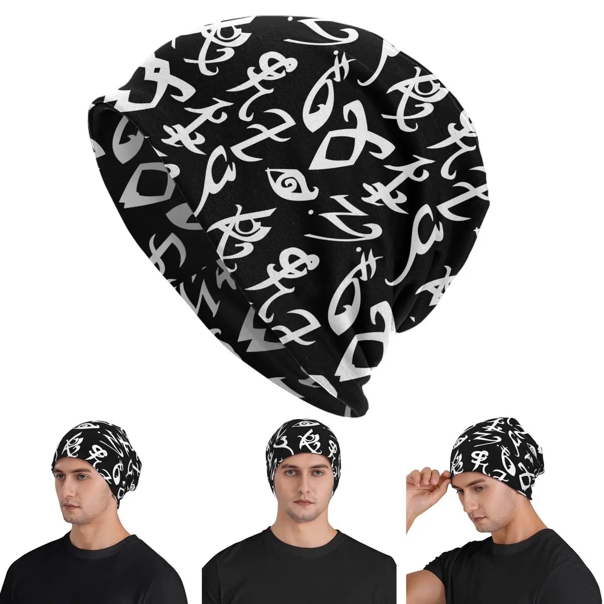 

Shadowhunters, Shadowhunters Runes, Mortal Instruments Skullies Шапки-бини Теплая осенняя шапка Вязаные шапки для взрослых