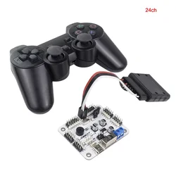 6 24 32 Channel Robot Servo Motor Control Board & PS2 Controller + Receiver for Hexapod manipulator Mechanical Arm