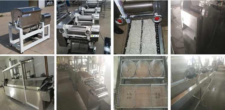 Factory Direct Price Fried Instant Noodle Production Line Customized Quick Pasta Making Machine