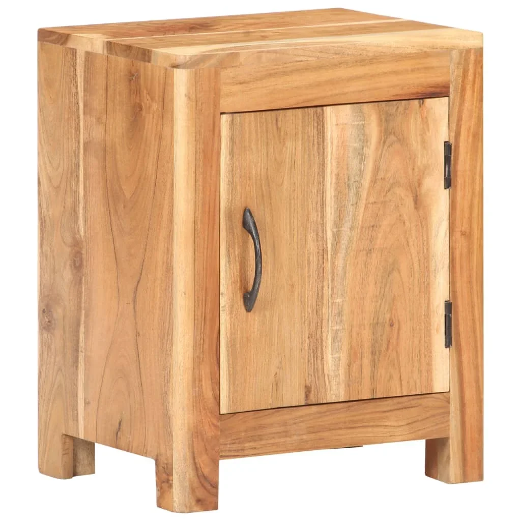 Solid Acacia Wood bedside Table Table 40x30x50 cm