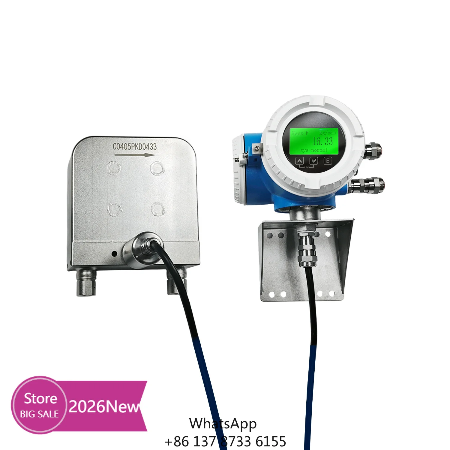 High Accuracy Coriolis Mass Flow Meter For Oil And Gas Custody Transfer With 0.1% Precision