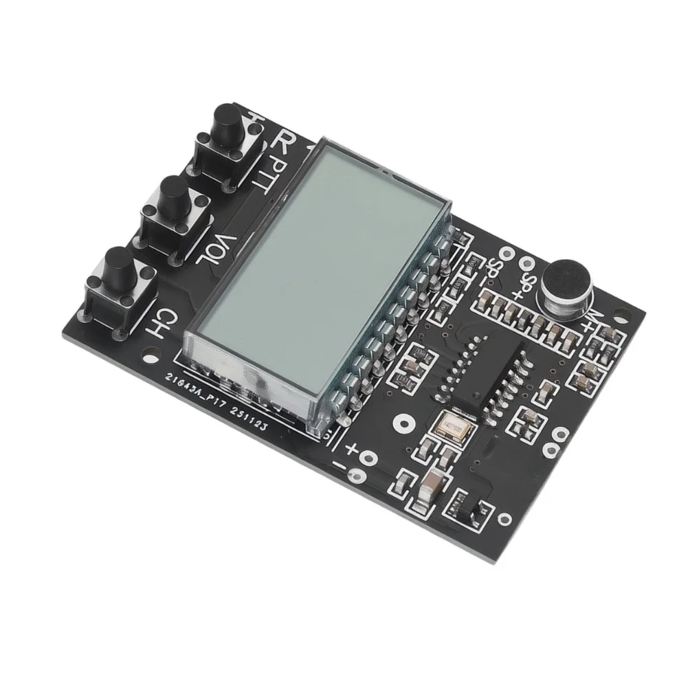 For DIY Projects Audio Transceiver Module Real Time LCD Display Module Audio Transceiver 7 Selectable Channels