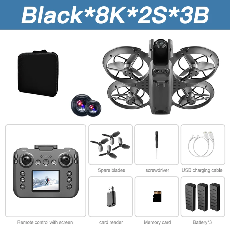 Xiaomi Mijia MINI V666 Drone 4K Professional WIFI 5G Dron Obstacle Avoidance Brushless Altitude Headless Mode RC Quadcopter Toys