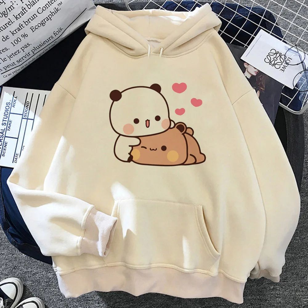 

Bubu Dudu комикс Толстовка kawaii графика athleisure harajuku девушка спортивные костюмы свитшоты для отдыха harajuku японский графика