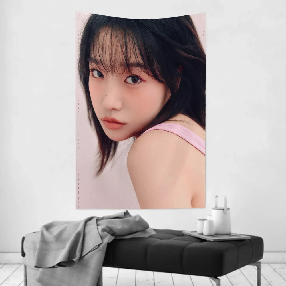 Tapisserie de chanteuse coréenne pour JO YURI, décor mural en tissu, arrière-plan suspendu pour fête, chambre de bébé