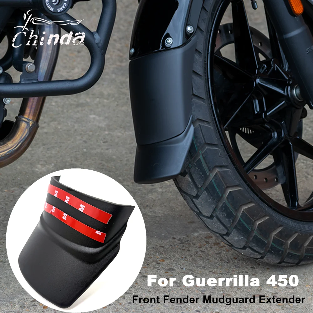 

Motorcycle Front Fender Mudguard Extender Extension For Guerrilla 450 Guerrilla450 2024 2025 2026