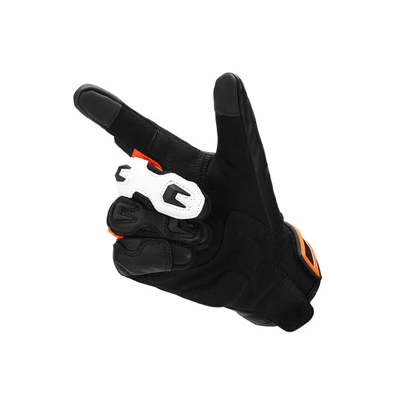 4 Color Motorcycle Gloves Men Warm Leather Gloves Touch Screen Windproof Motorbike Gloves Motocross Gloves For BMW