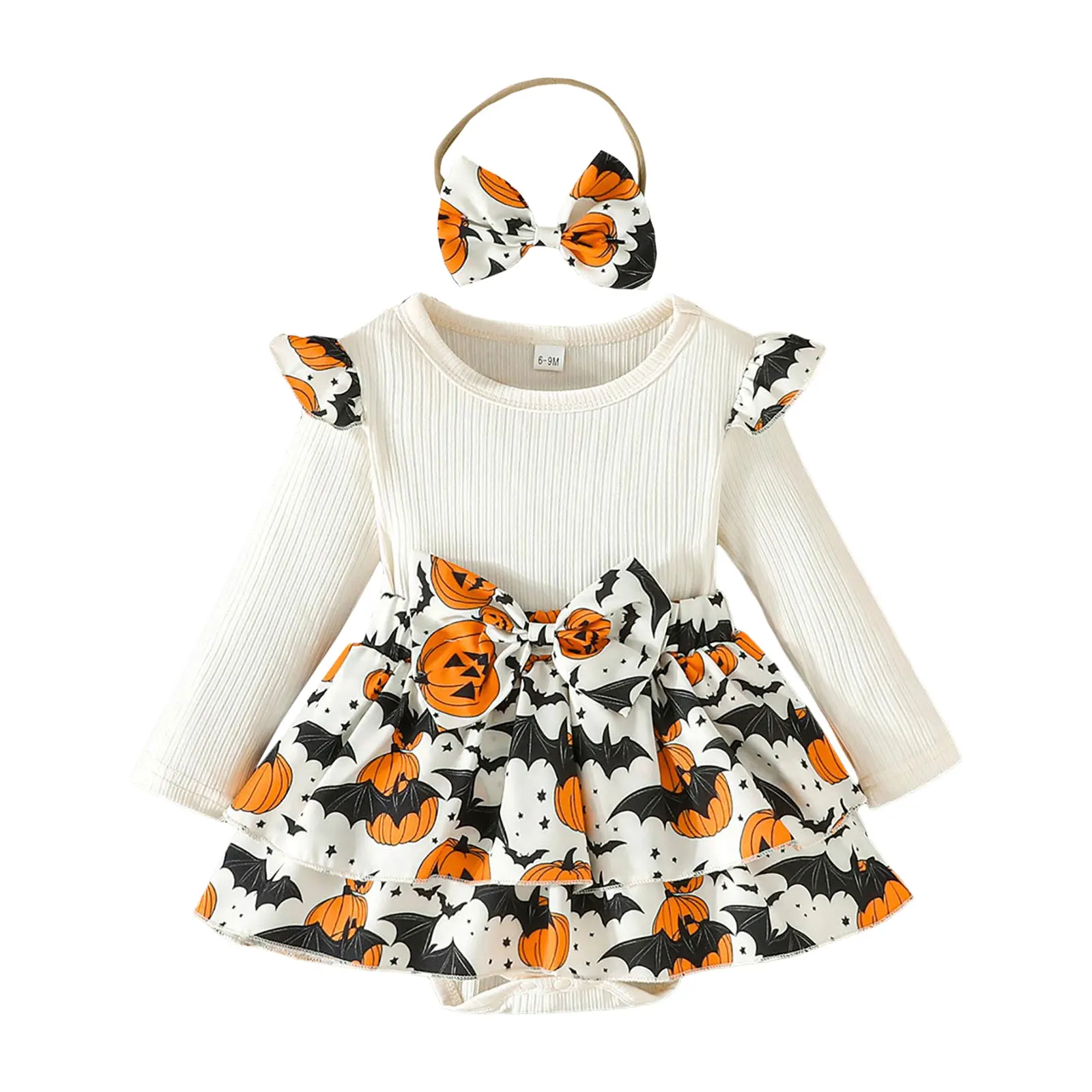 

Little Girls Shorts Size 6 Baby Girl Romper Dress Halloween Baby Dress Romper Infant Fall Winter Long Sleeve Leotards Size 5t