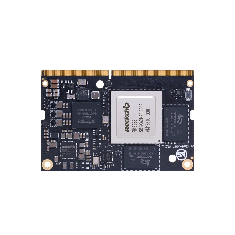 BPI-AIM7 Rockchip RK3588 8GB LPDDR4 RAM 128GB eMMC ARM Mali-G610 MP4 eight-core 64-bit 6 TOPS computing power NPU PCB Banana Pi