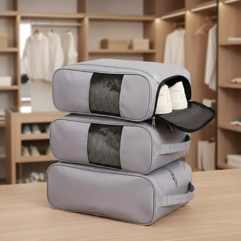 Oxford Shoe Carrier Bag for Football Boots Breathable Lightweight Design for Travel Gym Trainer Storage Organizer