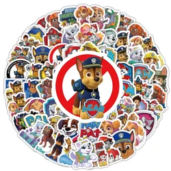 50pcs Cute PAW Patrol Stickers for Kids Cartoon Decal DIY Phone Case Skateboard Luggage PVC Kawaii Anime Sticker Toys