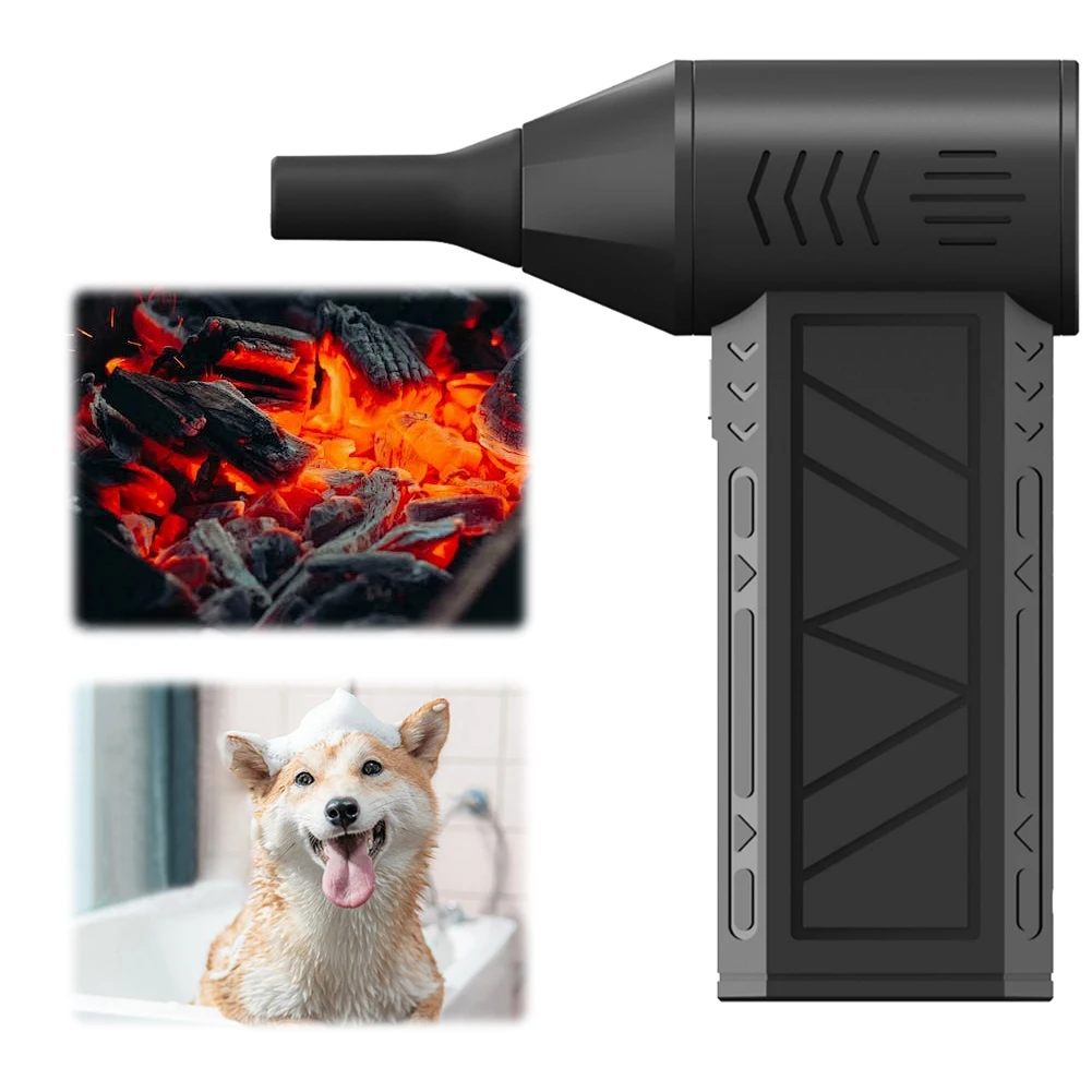 

Mini Turbo Jet Fan 110000RPM Electric Air Duster with Light Air Blower Violent Blower for Computer Keyboard Outdoors Car Home