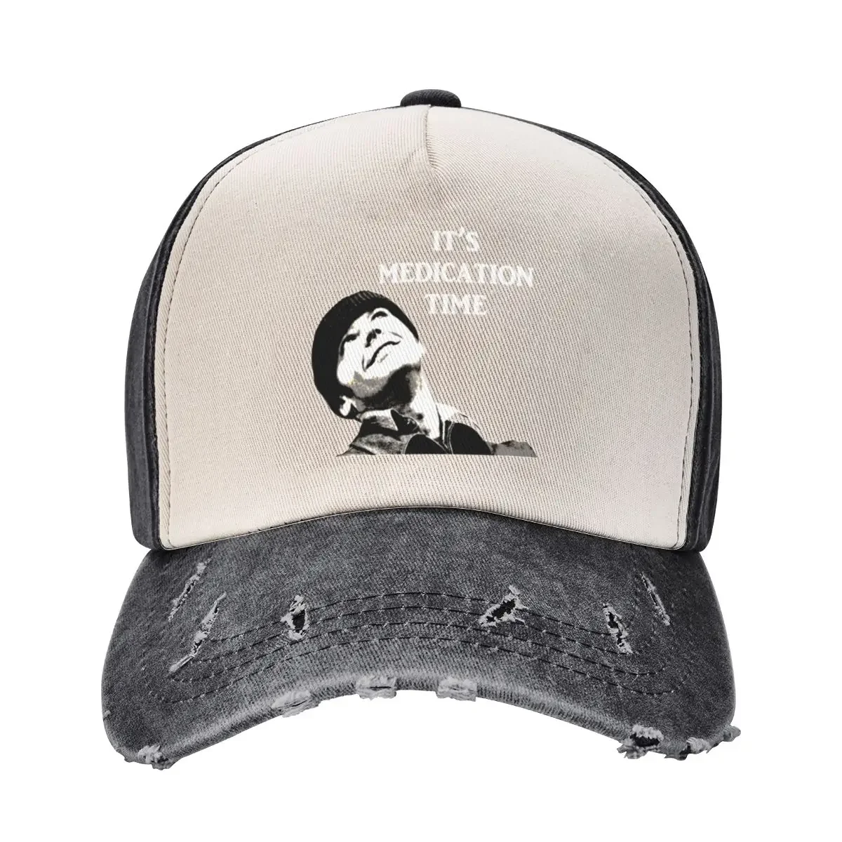 Medication Time (for dark background) Baseball Cap Fashion Beach dad hat Wild Ball Hat Men's Baseball Women's