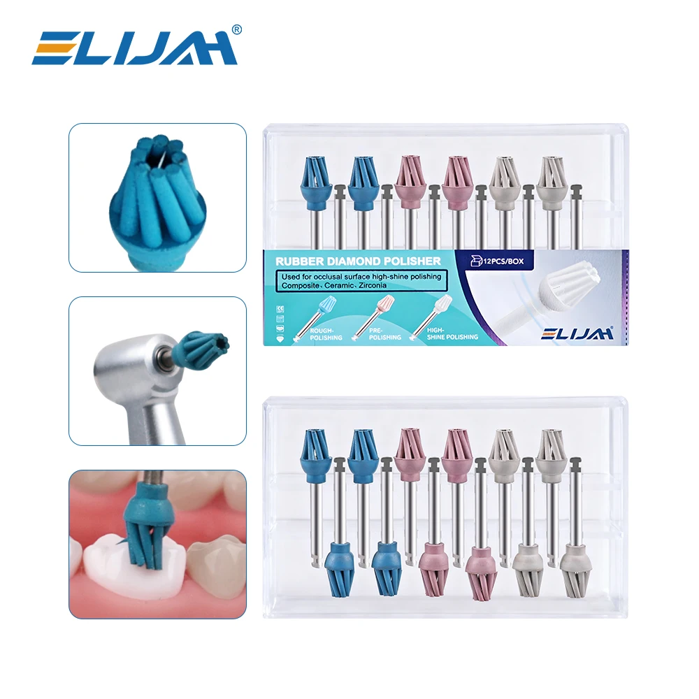 

12 шт./кор. стоматологический резиновый спиральный гибкий полировщик с золотой ручкой, набор стоматологических резиновых алмазных кистей Helicoid для инструмента для полировки композита