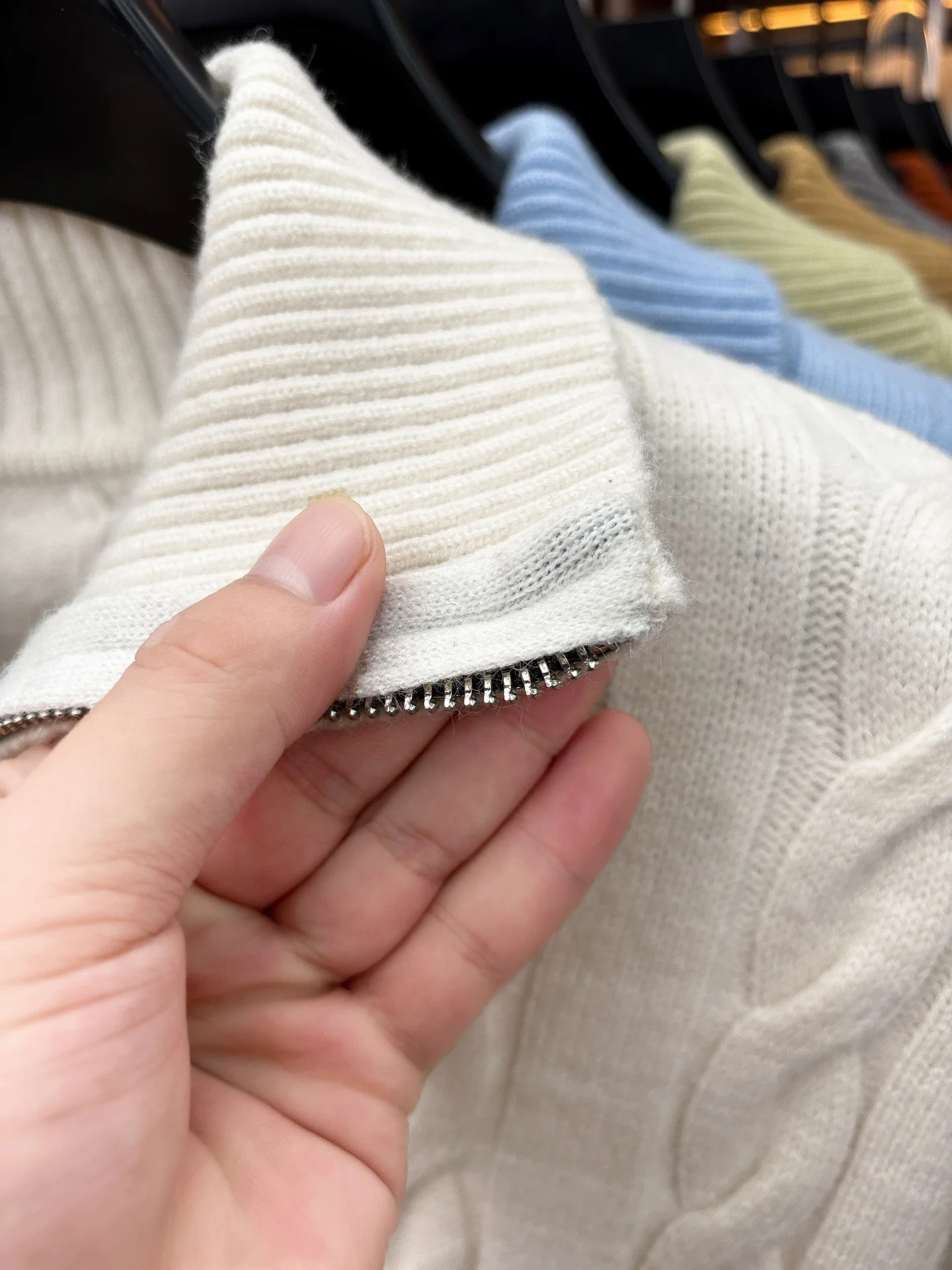Herbst Winter Neuer Pullover Klassische Mode Jacquard Herren Retro Reißverschluss Stehkragen Luxus Paul Pony Stickerei Lässiger Strickpullover – Detail 31