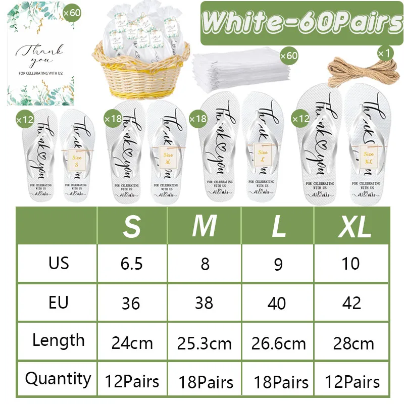 6-100 paar bruiloft slippers bulk voor bruiloftsgasten receptie bruiloft slippers feestartikelen dansen slippers sandalen schoenen
