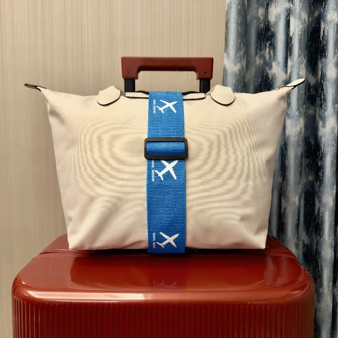Flugzeugmuster Gepäckgurte Taschen-Bungee-Gurte Verstellbare Kofferriemen, Reisekoffer Elastische Gurte Gepäckzubehör – Detail 16