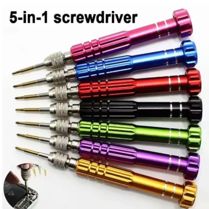 5 in 1 Multi Screwdriver Repair Kit Screwdriver Sets Phone Opening Tools Phone Repair Tools for Iphone Huawei Xiaomi Hand Tools