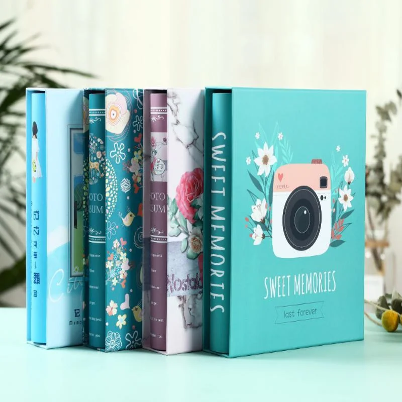 200 חתיכה אלבום תמונה 10*15 Diy הנצחה אלבום ילדים צמיחת זיכרון מדבקות משפחה תמונה גבוהה-קיבולת אחסון