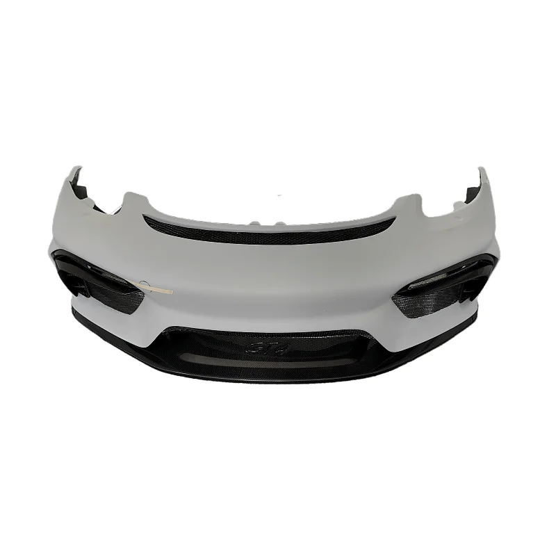 

Carbon Fiber Front Bumper For Porsche Cayman Boxster 981 Retrofit Upgrade Bumper Car Parts Performance Kit