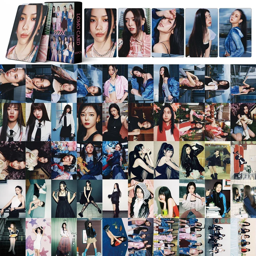 54pcs Kpop ITZY Lomo Cards BEST FRIENDS FOREVER 2022 Greeting Season Photo album Cards Photocard Postcard Pictures Fans Gift