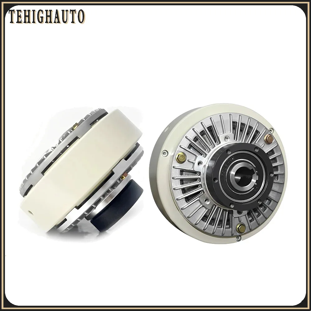 Imagem -04 - Embreagem Magnética do pó para a Máquina de Empacotamento Eixo Oco ou Eixo Dobro Jogo do Controlador da Tensão dc 24v 6nm 100nm 0.610kg