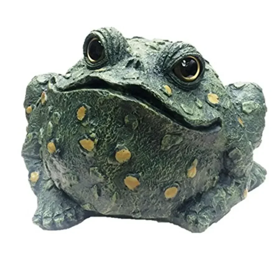 HomeStyles Jumbo Toad Natural Green for outdoor decoration, made of durable polyresin, vibrant natural green color, weather-res