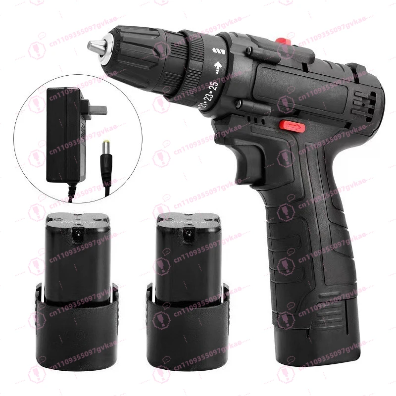 Charging Impact Drill Lithium Battery Charging Flashlight Gun Drill Electric Household Hardware Tools One Power One Charge