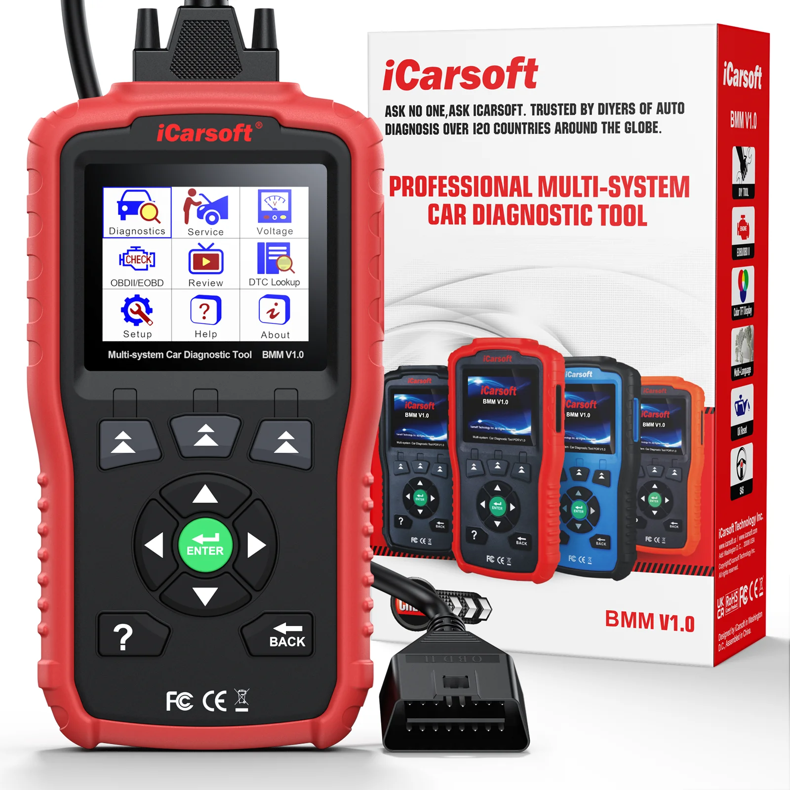 iCarsoft BMM V1.0 for BMW/MINI/Rolls-Royce Diagnostic Tool