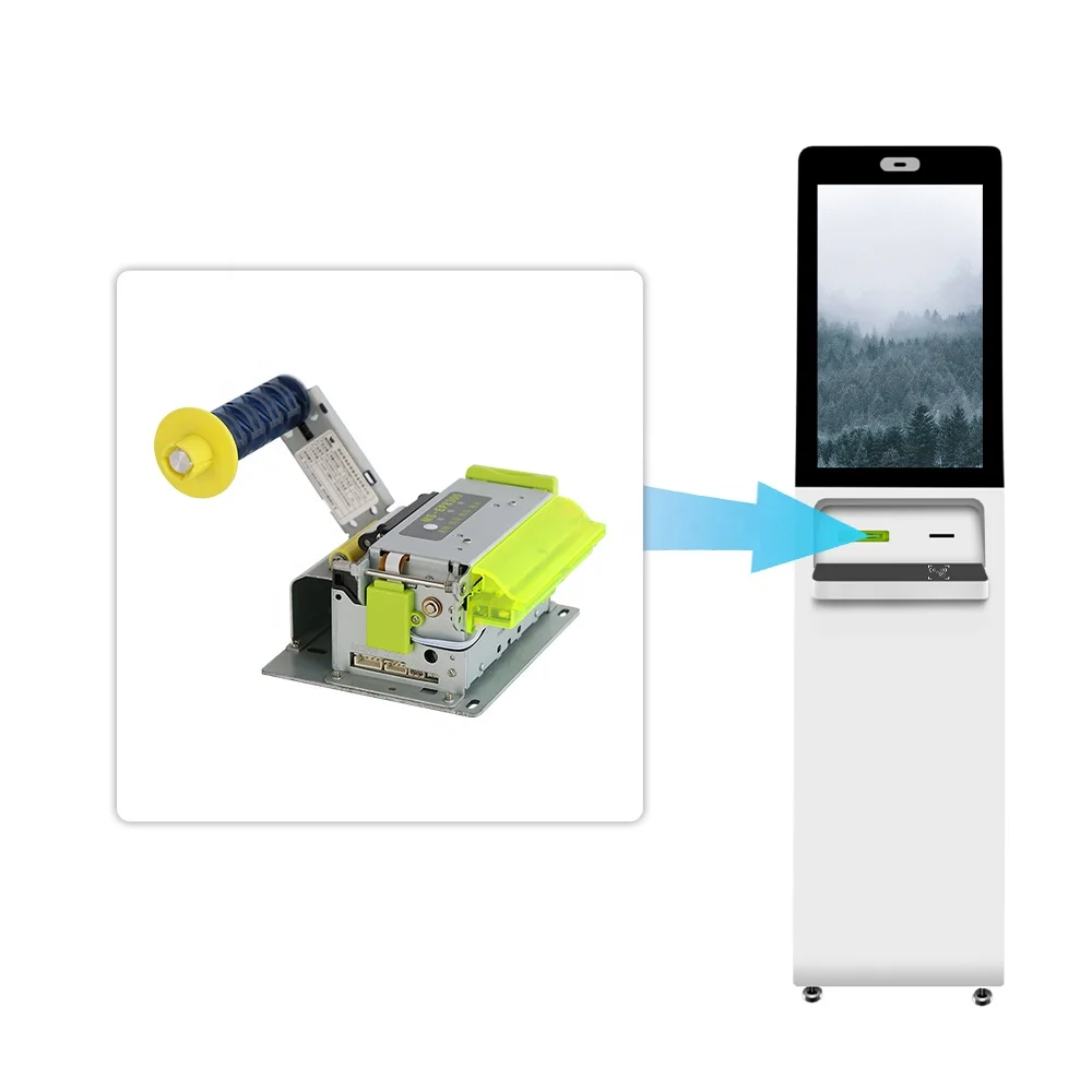 MASUNG MS-EP8300-CL 80mm 3 Inch Direct Thermal POS Receipt Printer With Auto Cutter Thermal Embedded Industrial Kiosk Printer