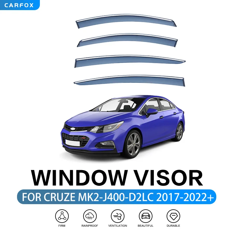 For MONZA Cruze Window visor Weather Shield Side Window Deflector Car windshield weather shield Car accessories