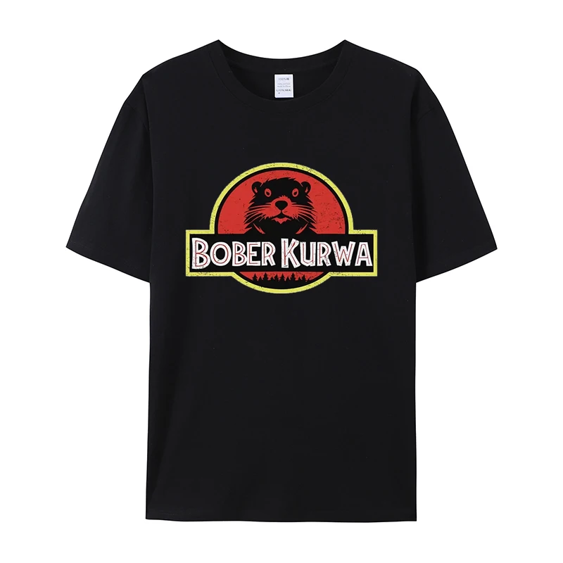 

Bober Kurwa Bobr Printed Graphic T-shirt Men's and Women's Short Sleeve T-shirt Men's Clothing Streetwear