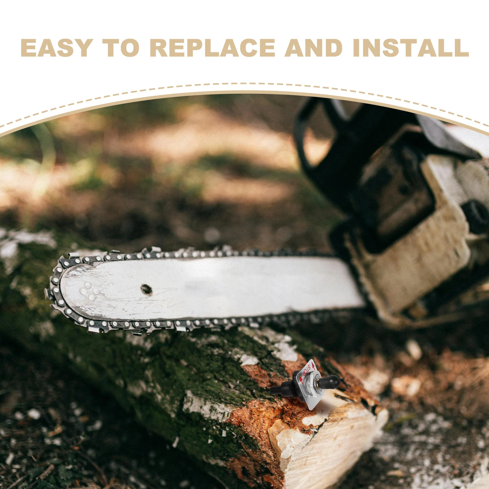 Chainsaw Engine Kill Toggle Switch 041av 070 Electrical Stop Switch Lawn Mower Replacement Parts Motor Safety Control