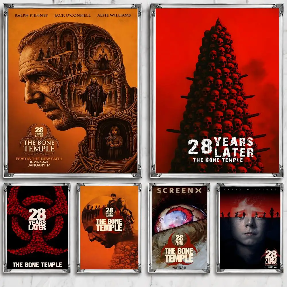 Movie Y-28 Years Later: The Bone Temple Classic HD Poster HD Wall Decor for Bedroom Living Room Dorm Bar Cafe Gift
